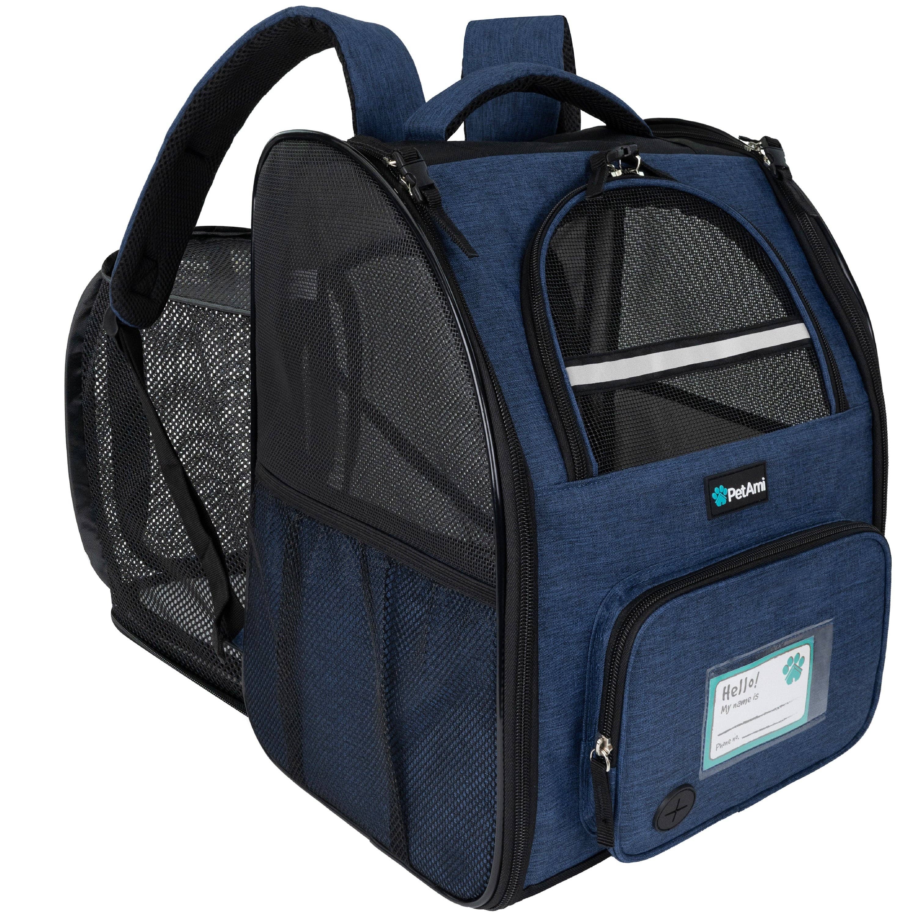 PetAmi - Vente Caisse de transport – chat et chien - Sac à dos de transport pour animaux de compagnie extensible à 3 voies7