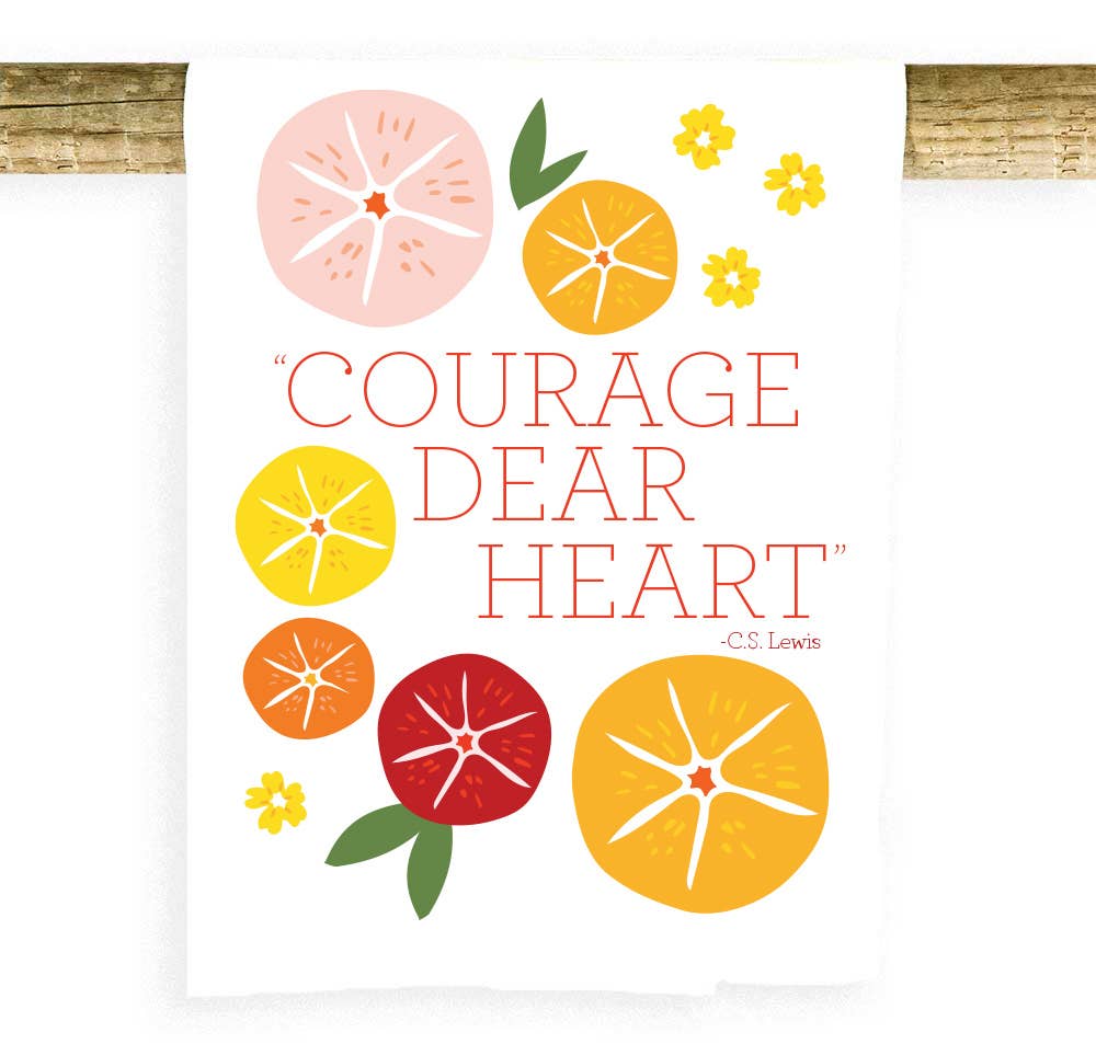 Potluck Press - Vendita all'ingrosso Strofinacci - Coraggio Caro Cuore Fruit Fette0