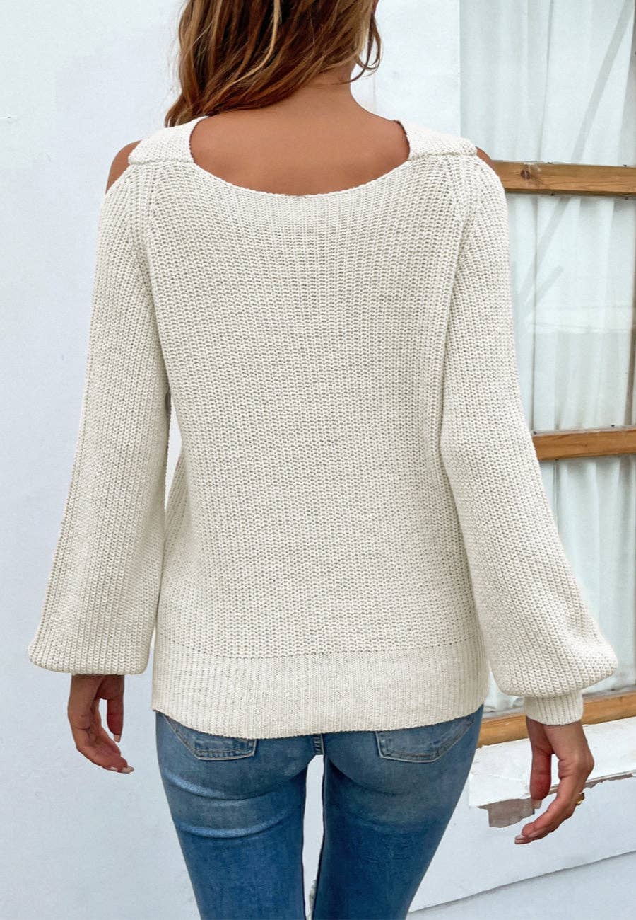 Anna Kaci Wholesale - Vente Pull en maille – femme - Pull à découpes croisées sur le devant16