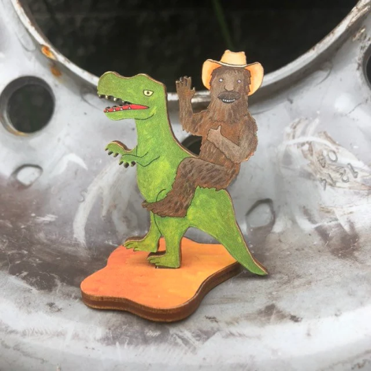 20 Leagues - Wholesale Gag Gift/Novelty Gift - Squatch on a Rex Action Figure4