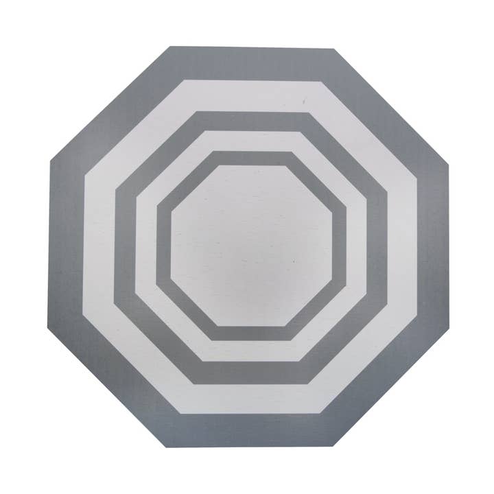 Essential achthoekige placemat grijs voor wholesale door The Lino