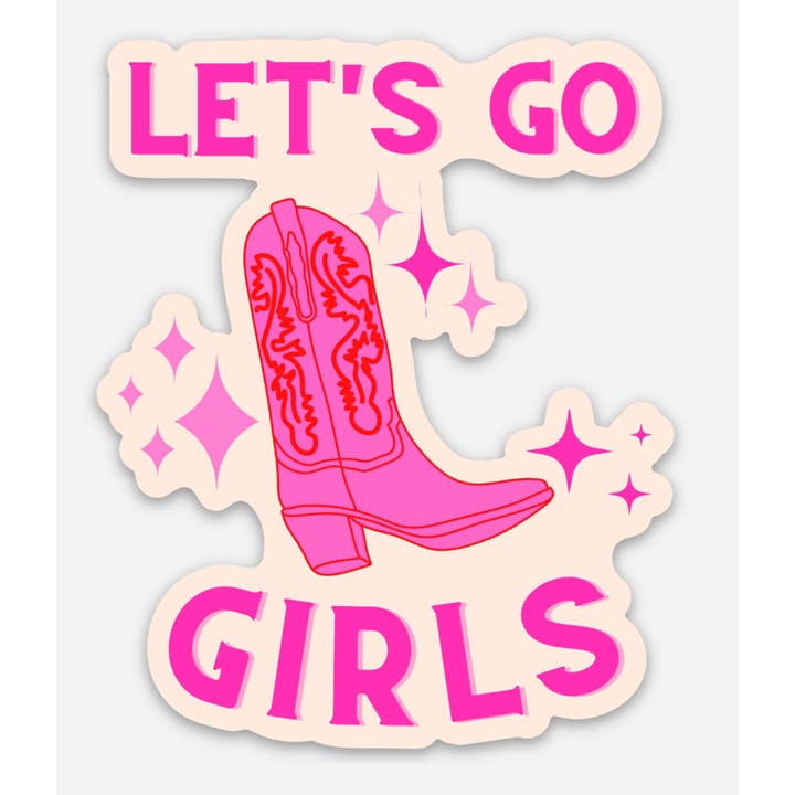 Let's Go Girls Pink Boot Sticker and other Purchase Wholesale jessica simpson. Free Returns & Net 60 Terms on Faire trending on Faire.
