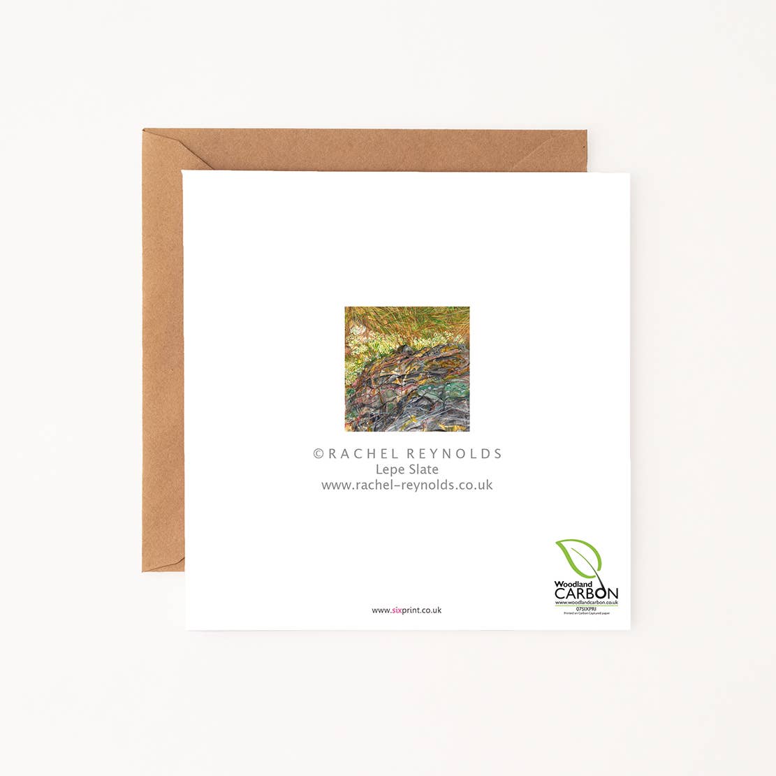 Rachel Reynolds - Vente Carte de vœux classique - Carte de vœux en ardoise Lepe1