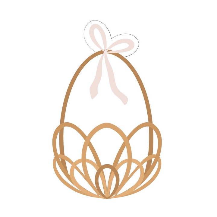 Boho Easter Basket for wholesale by Maison’s Custom Cutters