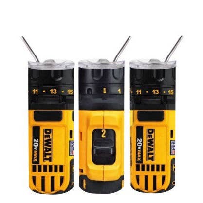 Drill Brand- Stainless Steel Sublimated Tumbler for wholesale by Creations by Trudy