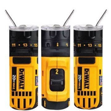 Drill Brand- Stainless Steel Sublimated Tumbler for wholesale by Creations by Trudy