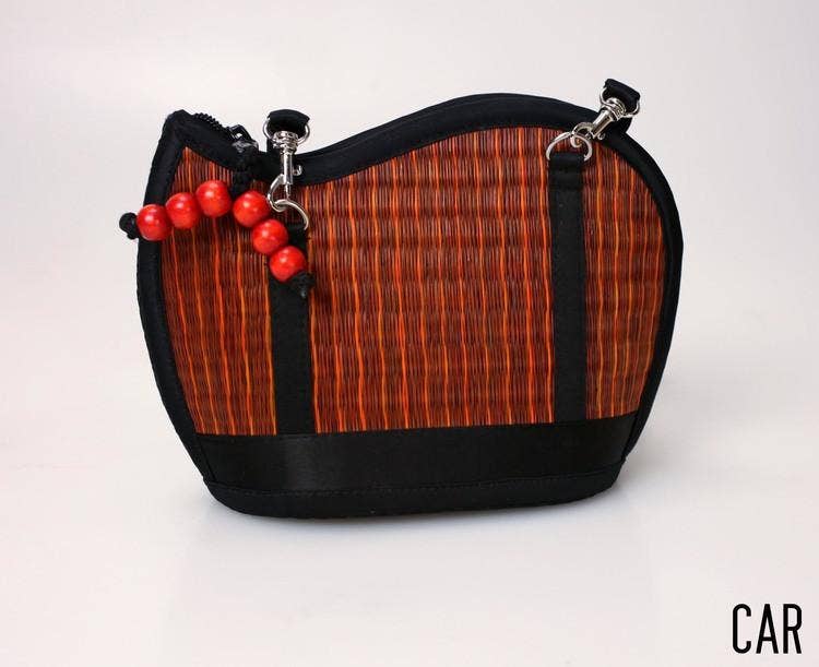 Baskets of Cambodia - Wholesale Crossbody Bag - Women's - Small Asymmetrical Kiri Wave Purse27
