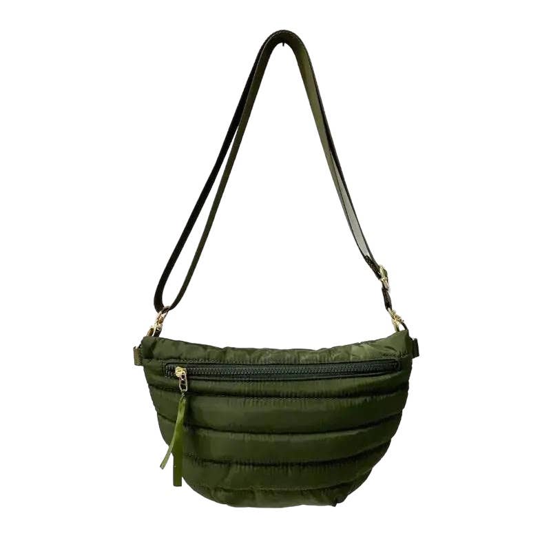 Babs + Birdie - Wholesale Belt Bag - Women's - The Blake | Crescent Puffer Sling Bag | 14 Colors5