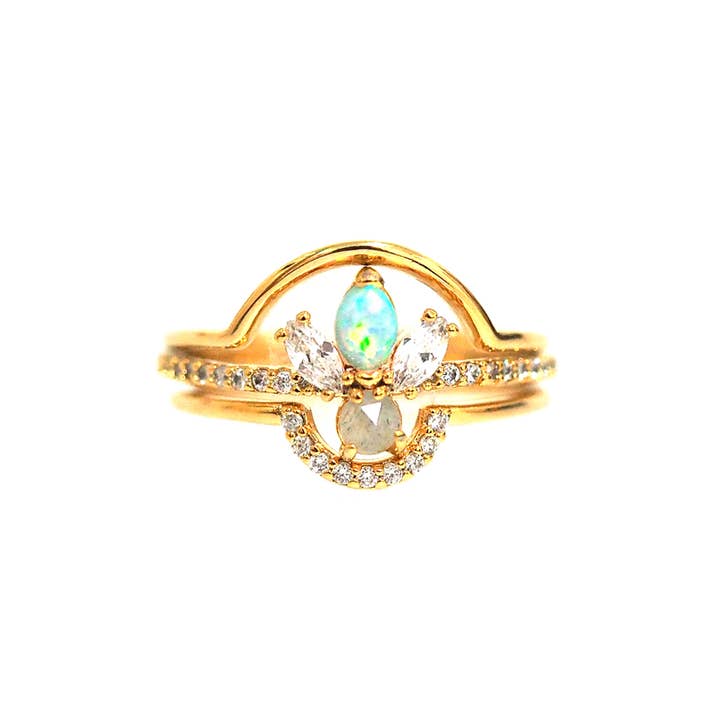 Stable Ringsæt af Tre #2 for engroshandel hos Tai Jewelry