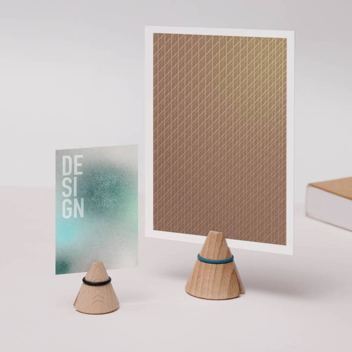 Clip portafoto e memo in legno - nero per la vendita all'ingrosso da parte di tout simplement