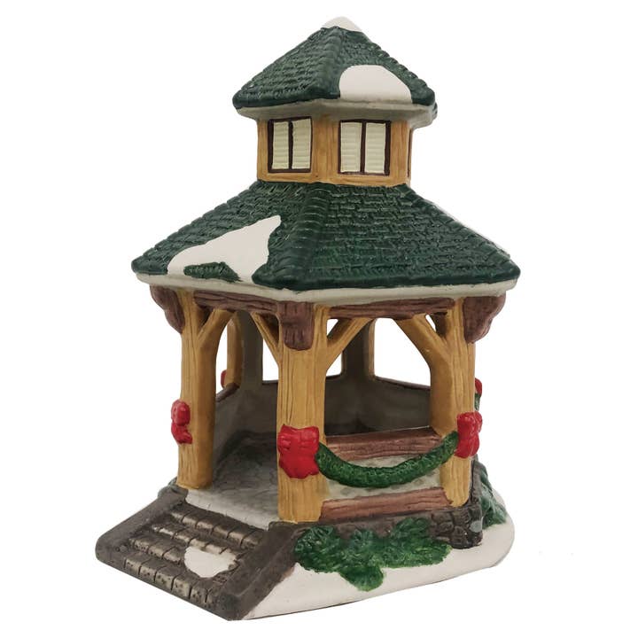 Forever Gifts Inc. - Wholesale Christmas Decoration - Christmas Village - Gazebo3