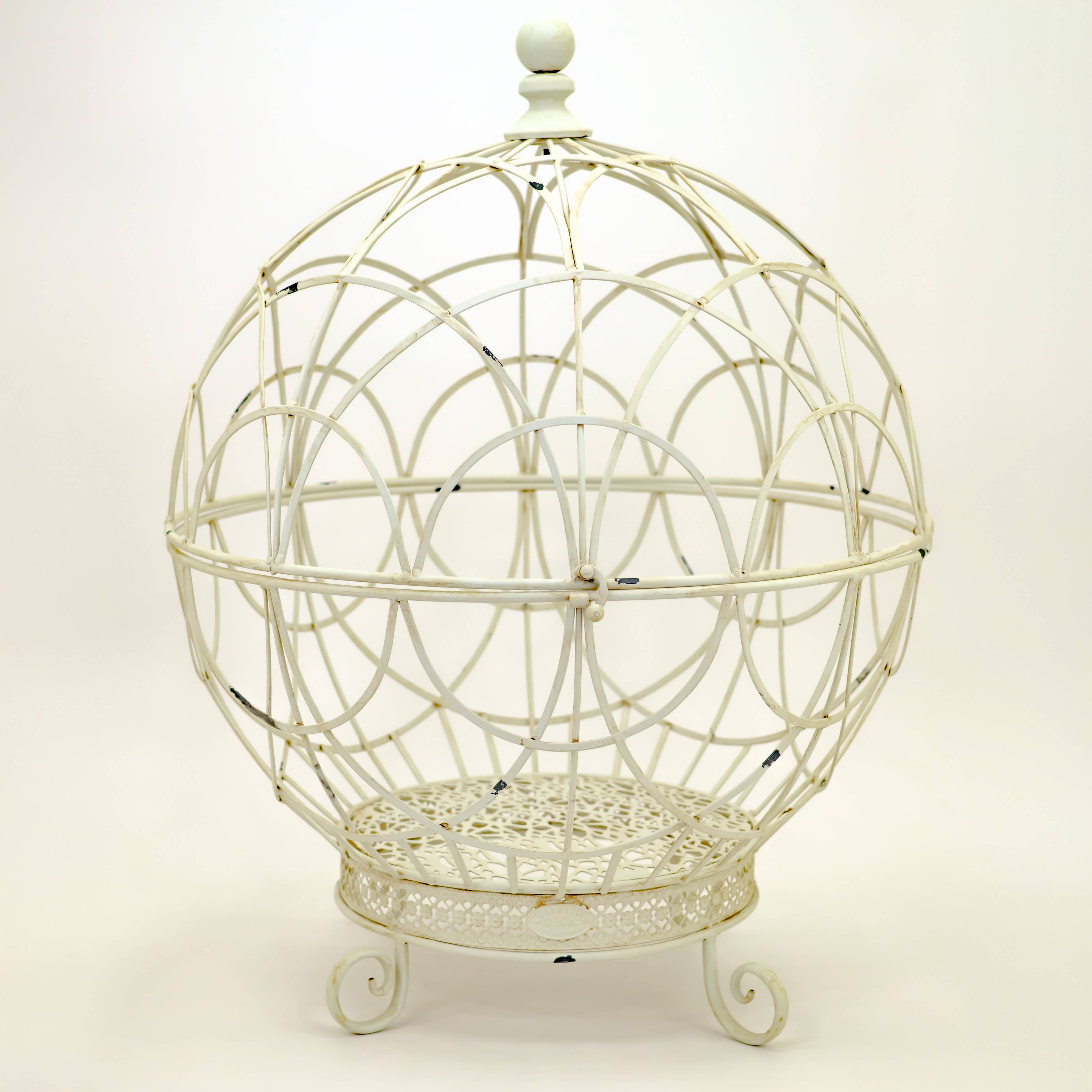 Zaer Ltd. International - Wholesale Plant Pot Stand - Iron Globe Plant Stands- 2 Sizes- 3 Color Options15