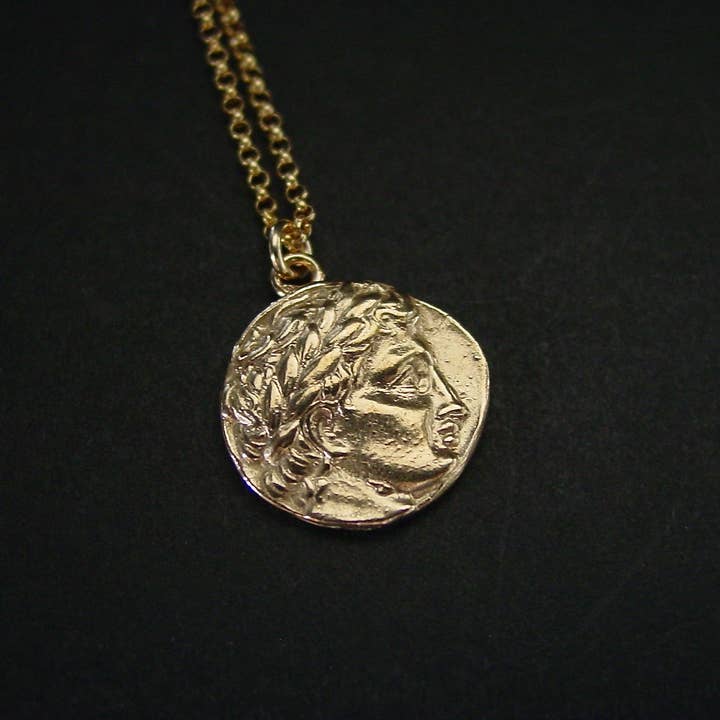 Apollo Coin Necklace for wholesale by Vis a Vis Jewelry