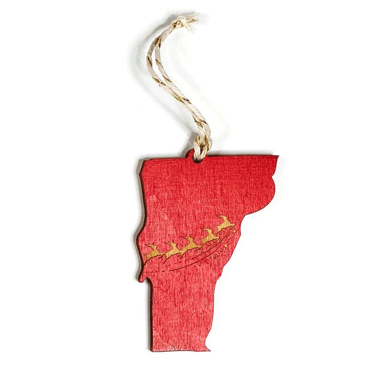Vermont Reindeer Ornament for wholesale by SnowMade