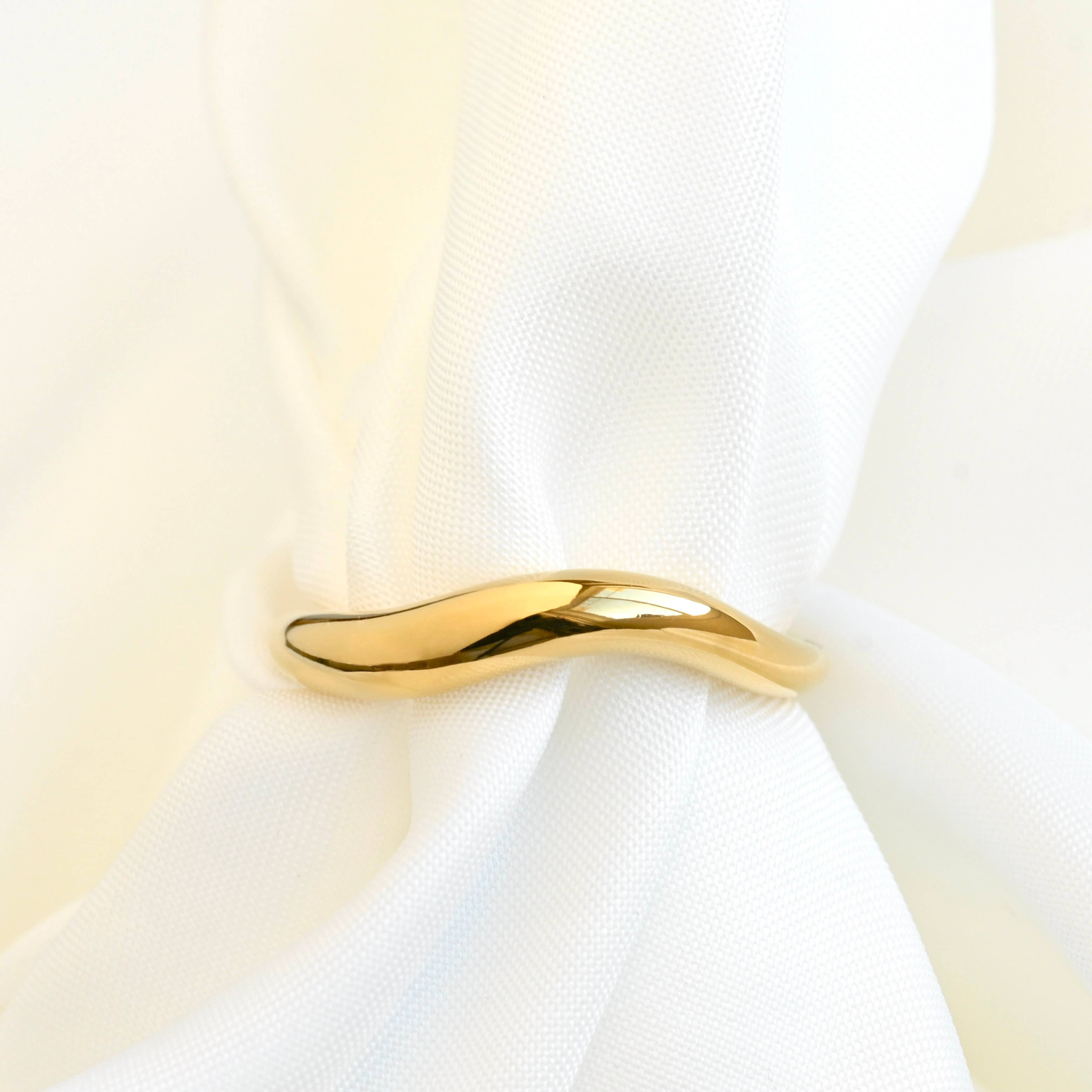 Blueyejewelry – wholesale Band/stacked ring – Gold Stacker Rings - Tarnish-free Dainty and Bold Rings16