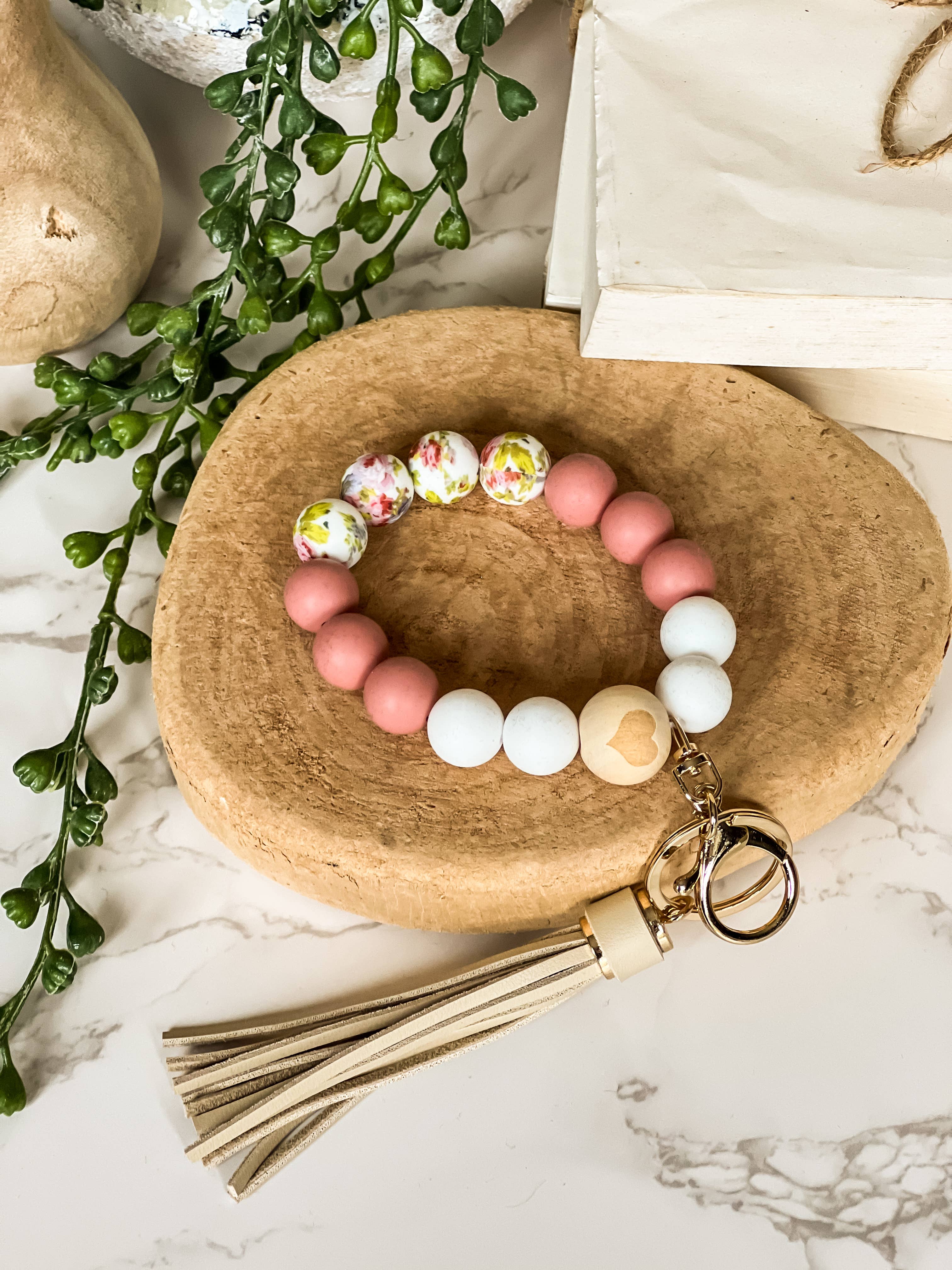 The Inspiration Haven - Vente Porte-clés – femme - Porte-clés bracelet en perles de silicone12