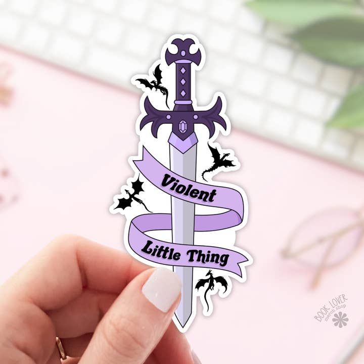 Pegatinas de Cosas Violentas Pequeñas / Pegatinas de Libros para venta al por mayor de Book Lover Merch Shop