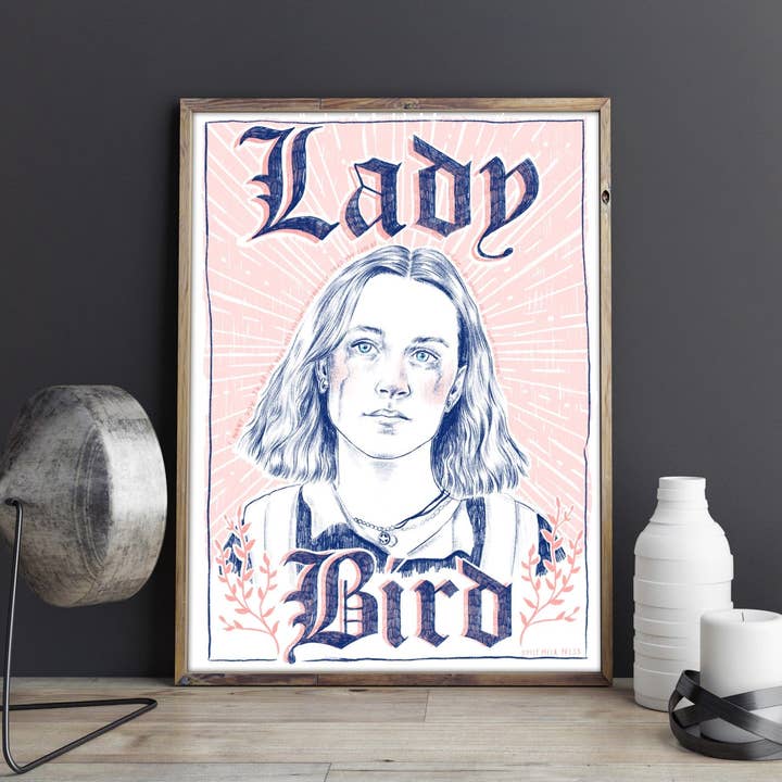 Spilt Milk Press - Wholesale Art Print - Lady Bird A4 print