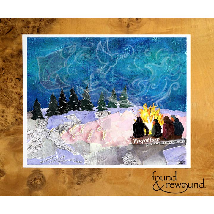 December Rising - Print for wholesale by Found & Rewound