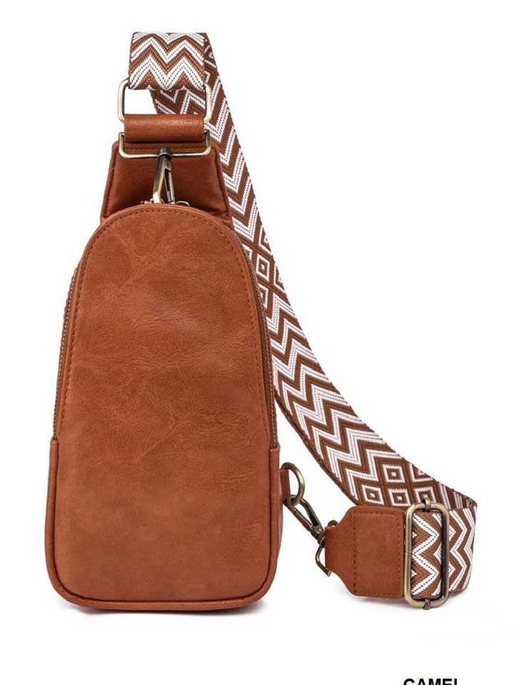 Veganläder Sling Crossbody-väska för wholesale av Vanilla Monkey