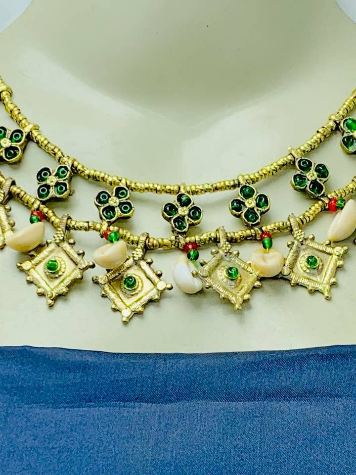 Real Vintage Tribal Handmade Lightweight Choker Necklace for wholesale by vintarust