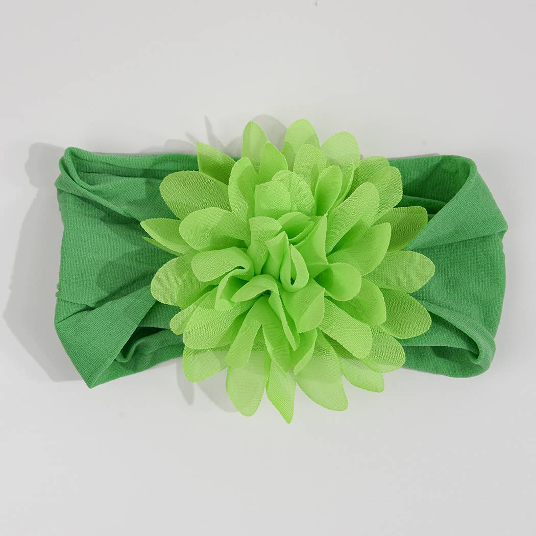 TheDivaSoap – Großhandel Fashion-Stirnband – Baby – Flower Baby Haarband aus Nylon mit Schleife2