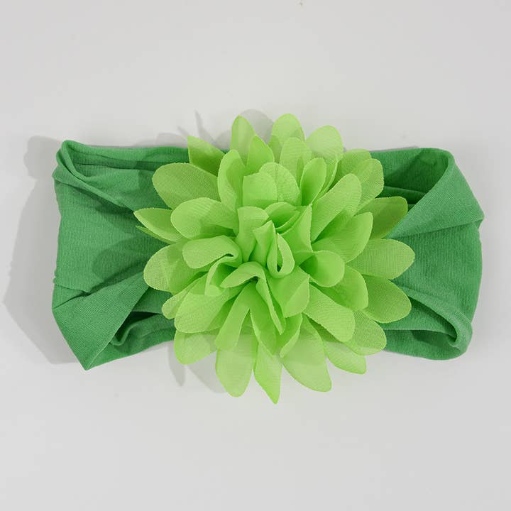 TheDivaSoap – Großhandel Fashion-Stirnband – Baby – Flower Baby Haarband aus Nylon mit Schleife2