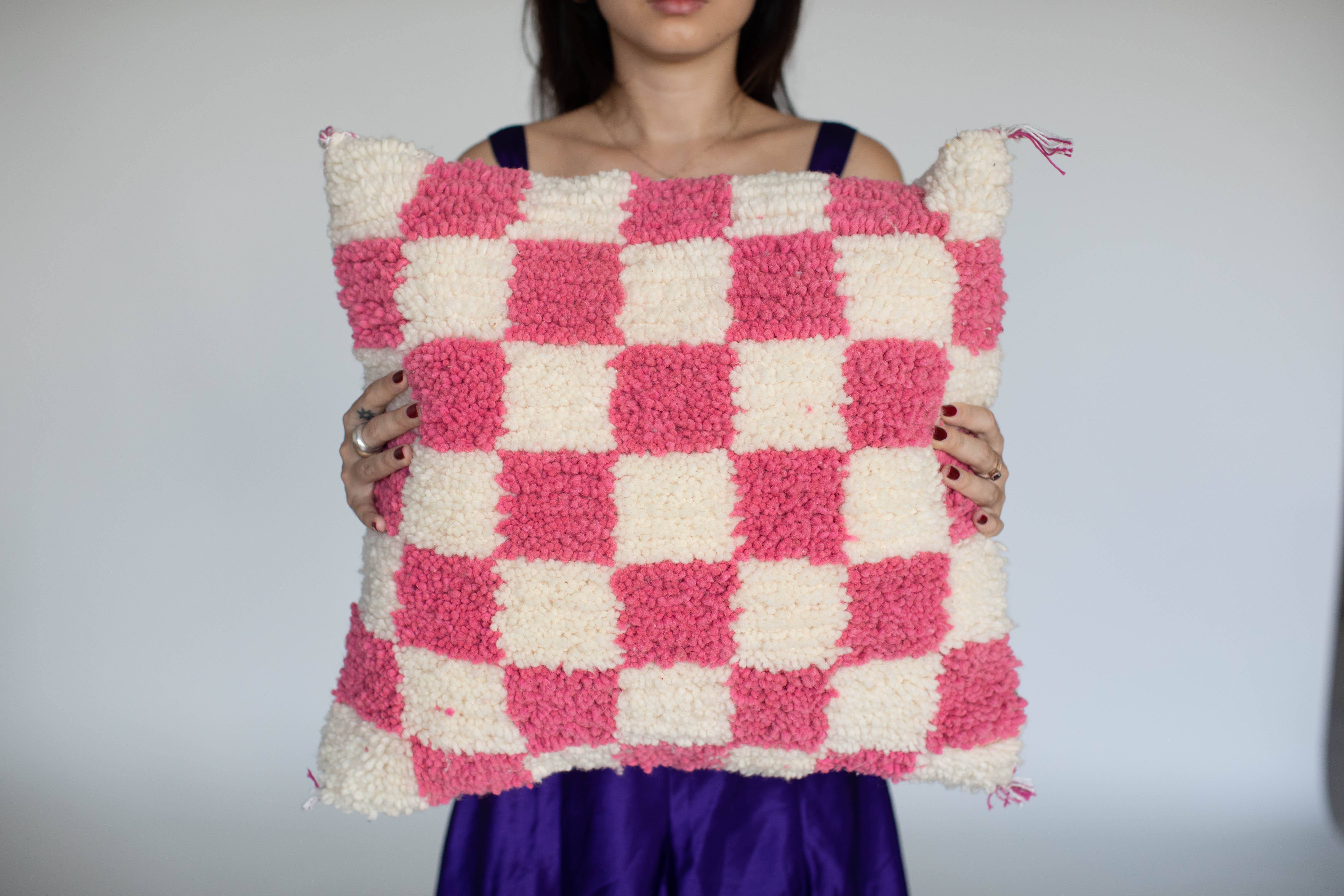 Voyage - Wholesale Throw pillow cover - Checkered Moroccan Pillow Covers42