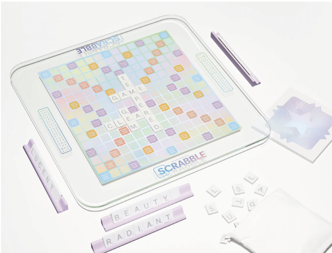 WS Game Company – wholesale Board game – Scrabble Aura Glass Edition6