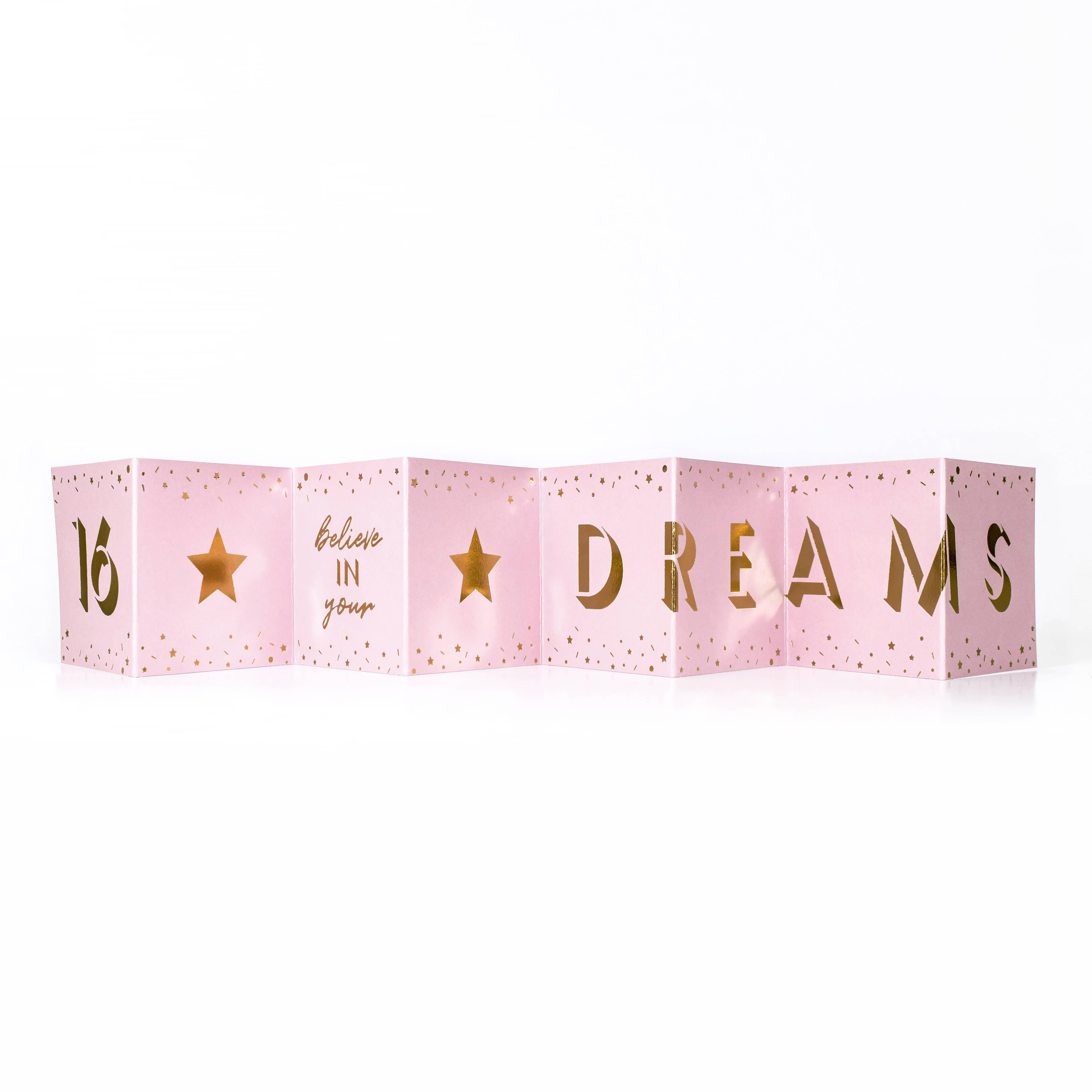 Coulson Macleod (U.S. Duties Paid) – wholesale Birthday card – Mini Pink and Gold Milestone Age Cards - CLEARANCE1