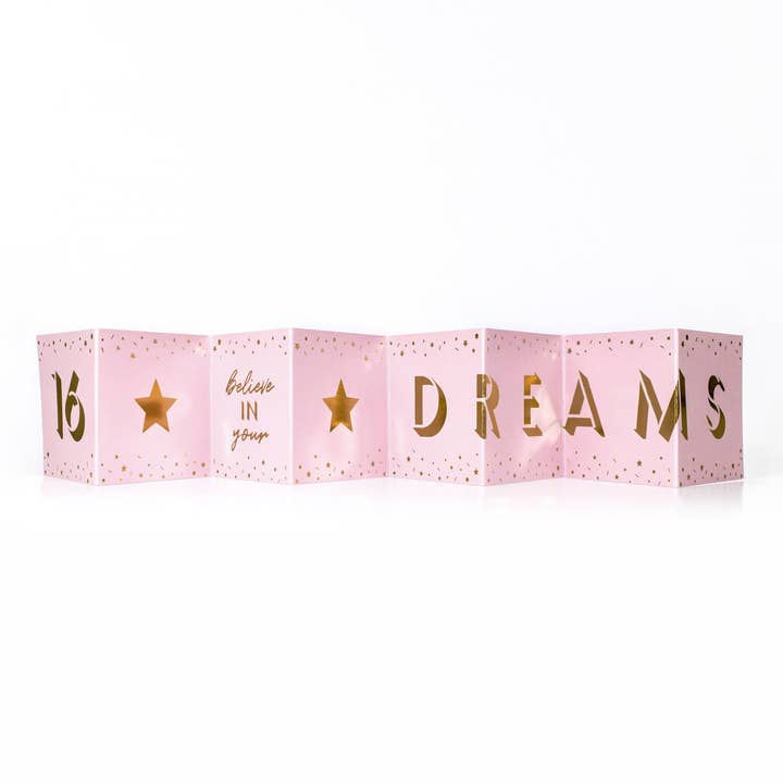 Coulson Macleod (U.S. Duties Paid) – wholesale Birthday card – Mini Pink and Gold Milestone Age Cards - CLEARANCE1