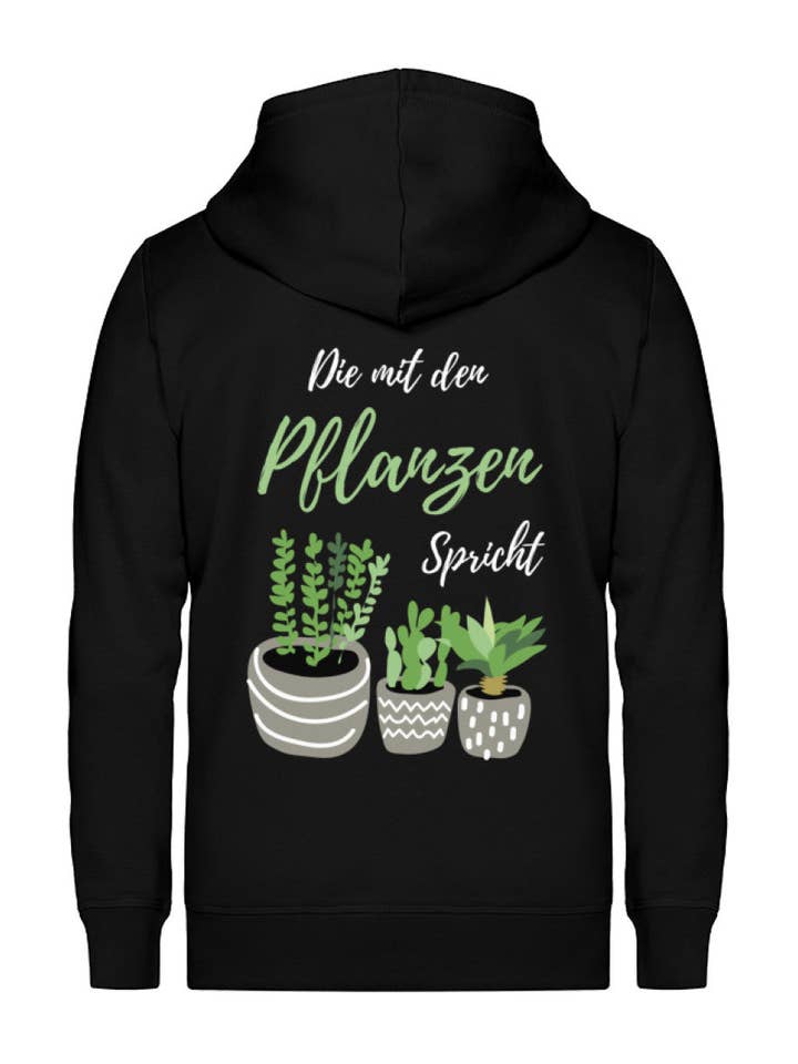 The one that talks to the plants - premium organic jacket for wholesale by GARTENFAN