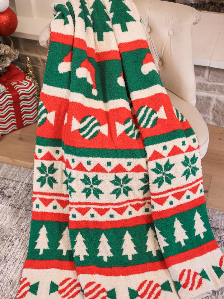 Couverture douillette pour les nuits de Noël pour la vente par Jess Lea