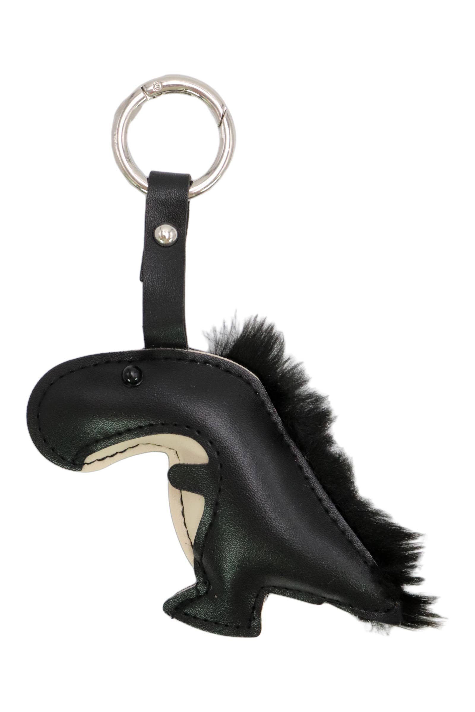 Cap Zone – wholesale Nyckelring - Unisex – Dinosaur Veganläder Metallnyckelring - 12 st5