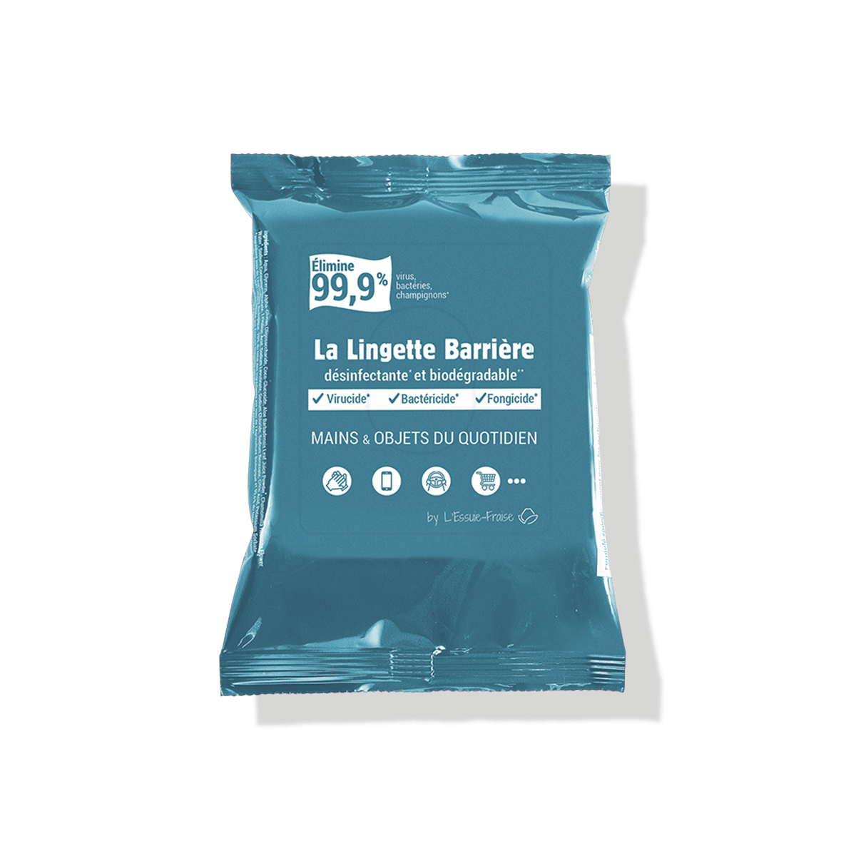 Carlo & Carla – wholesale Hand sanitiser – BARRIER WIPE - DISPLAY - 12 disinfectant linens0