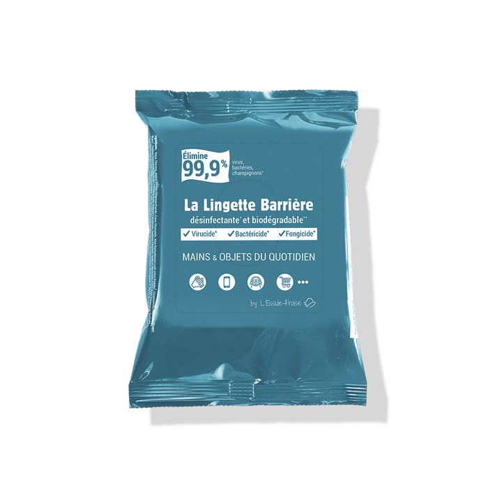 Carlo & Carla – wholesale Hand sanitiser – BARRIER WIPE - DISPLAY - 12 disinfectant linens