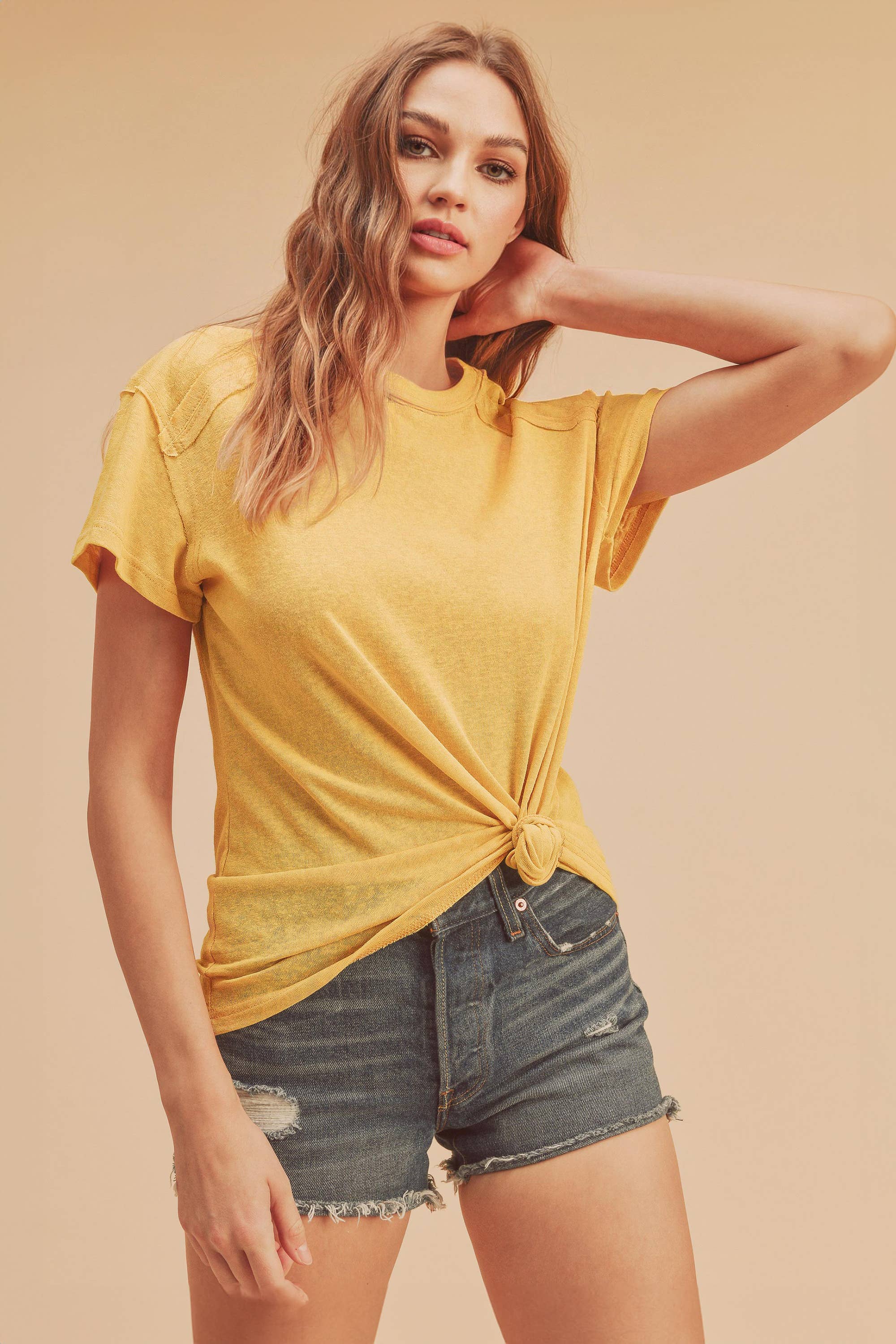 AEMI + CO - Wholesale T-Shirt - Women's - 847AN Junie Top 215