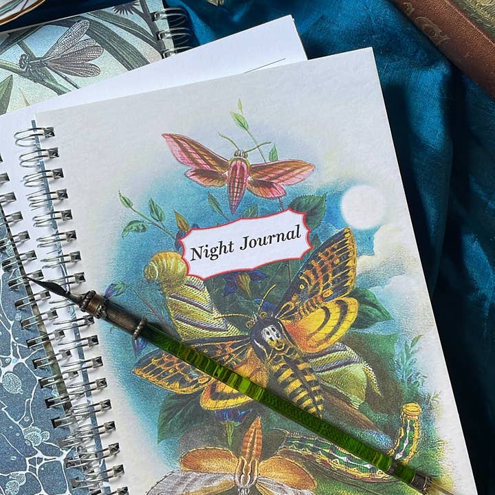 Night Journal Spiral Bound Lined Paper—Moths in Moonlight and other Purchase Wholesale night moth. Free Returns & Net 60 Terms on Faire trending on Faire.