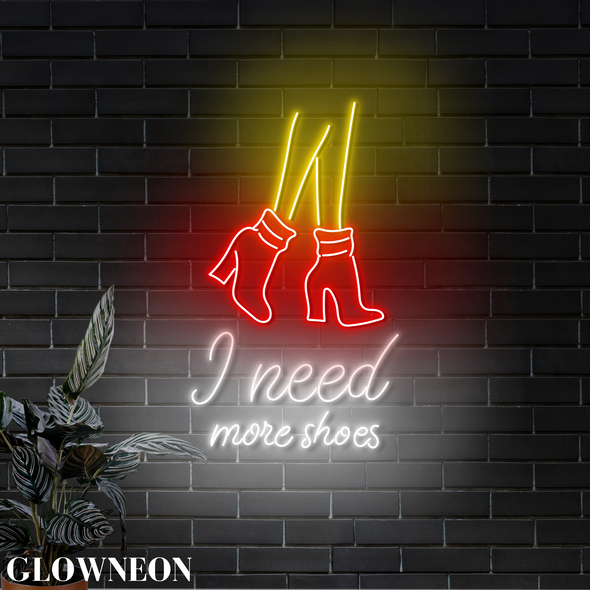 Glow Neon - Wholesale Neon Sign - I Need More Shoes Neon Sign, Women Shoe Store Led Wall Decor0
