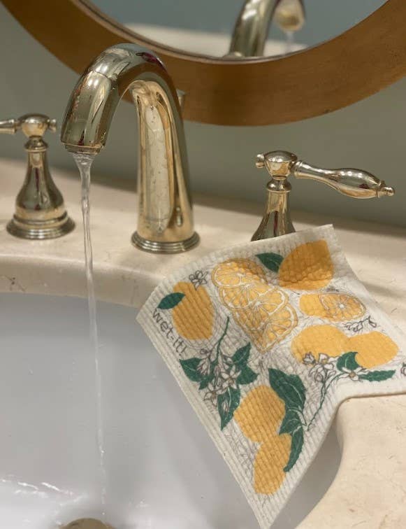 Wet-it! – wholesale Dishcloth – Citrus Limone Swedish Cloth1