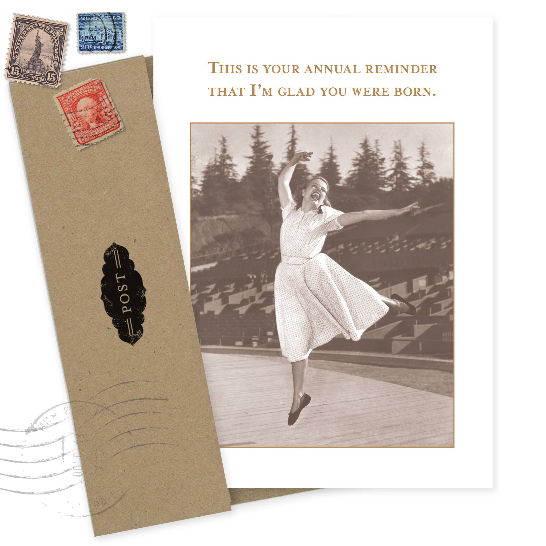 Shannon Martin Design - Wholesale Birthday Card - Glad You Were Born Birthday Card2