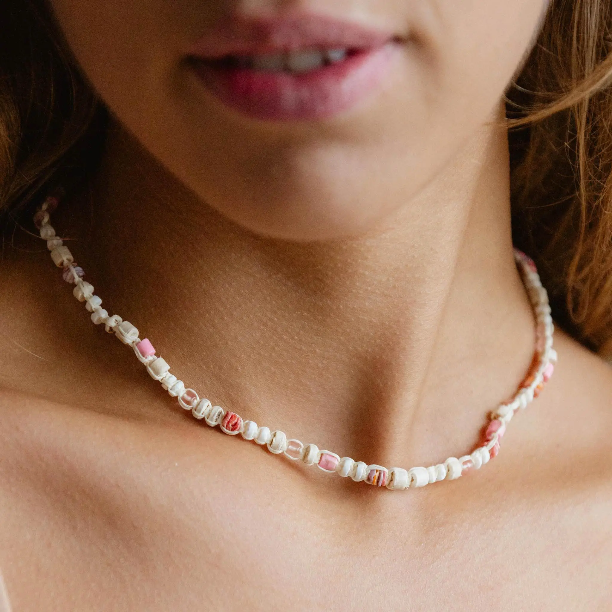 Pineapple Island - Wholesale Beaded/Pearl Necklace - Mount Rinjani Surfer Necklace4