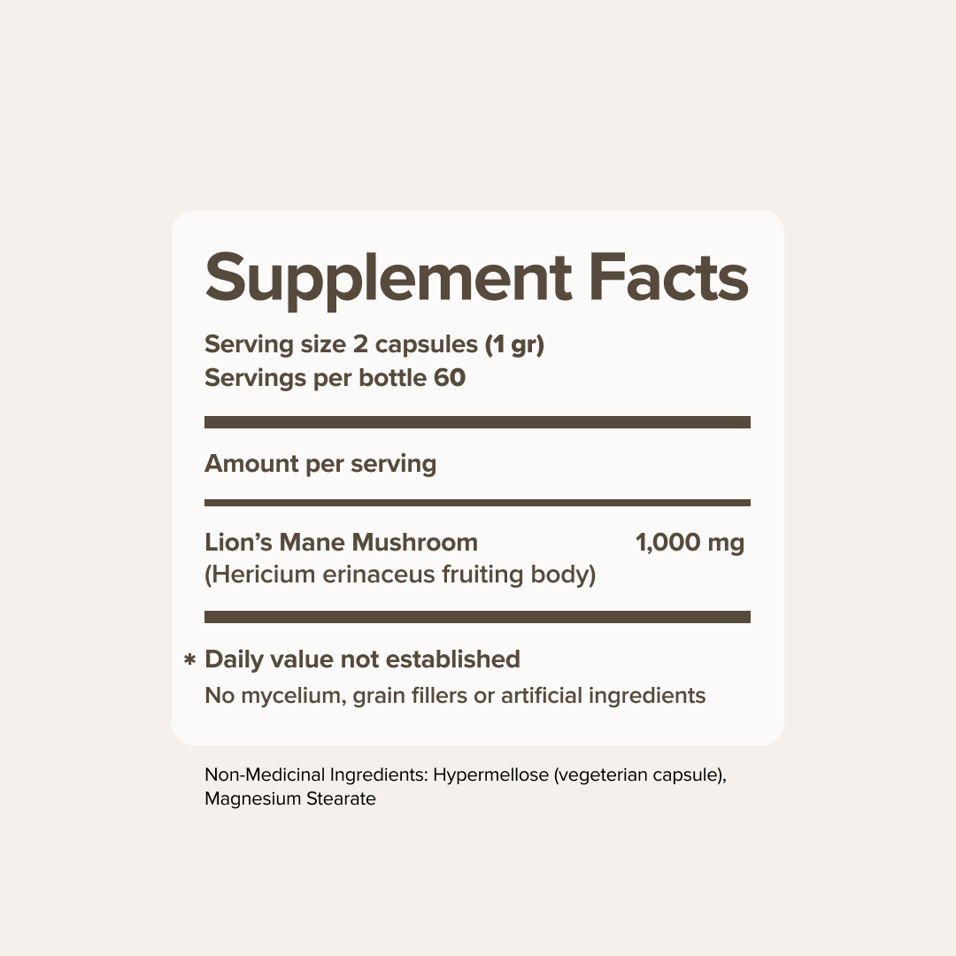 Bloomable Natural Products - Wholesale Voedingssupplement/vitamine - Lion's Mane paddenstoelen extract capsules (120 capsules)4