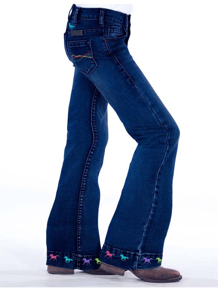 Lavage foncé Pantalon Rapide de Fille en vente sur Faire
