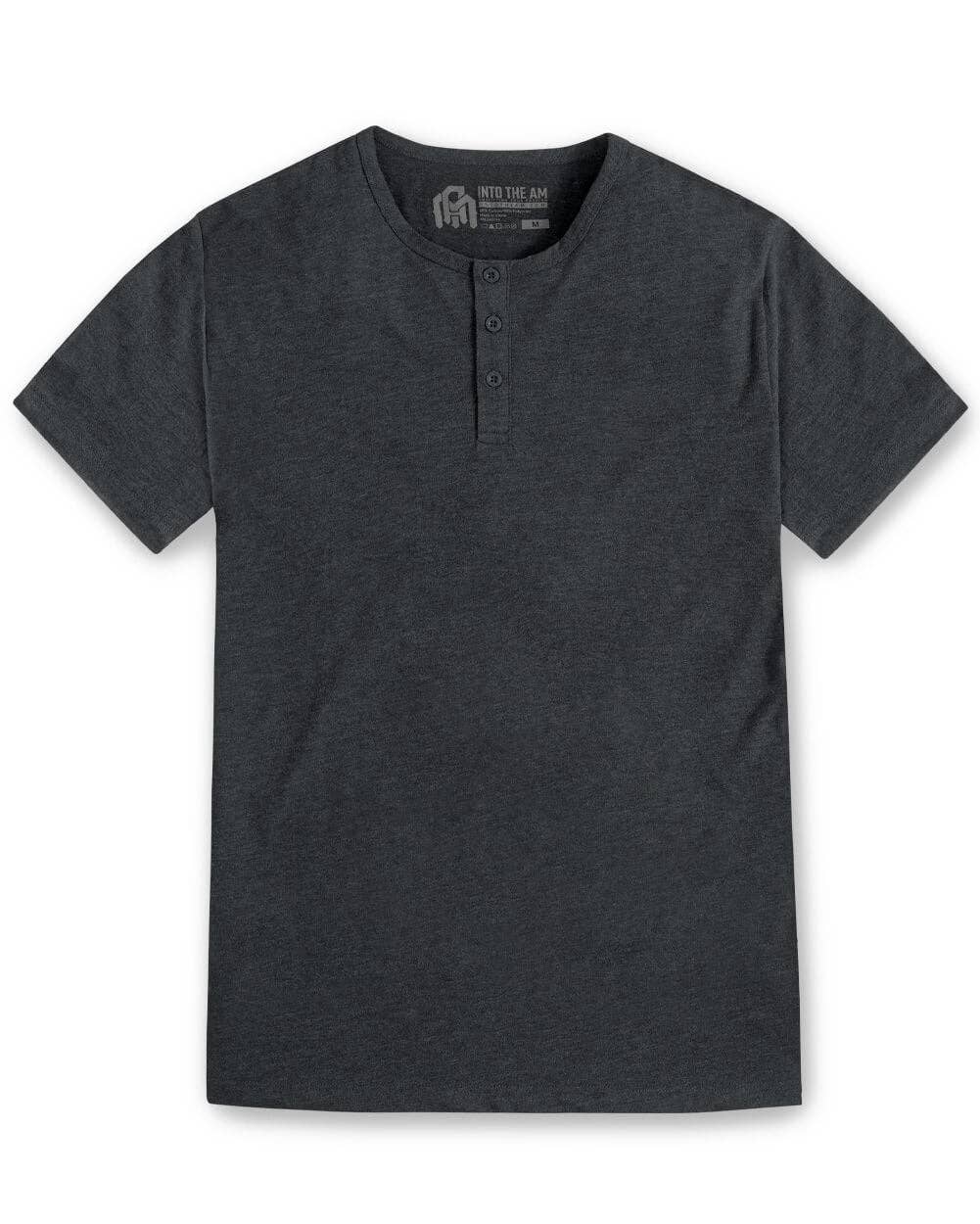INTO THE AM – Engroshandel T-shirt – til mænd – Herre T-shirt med korte ærmer og henley-udskæring35