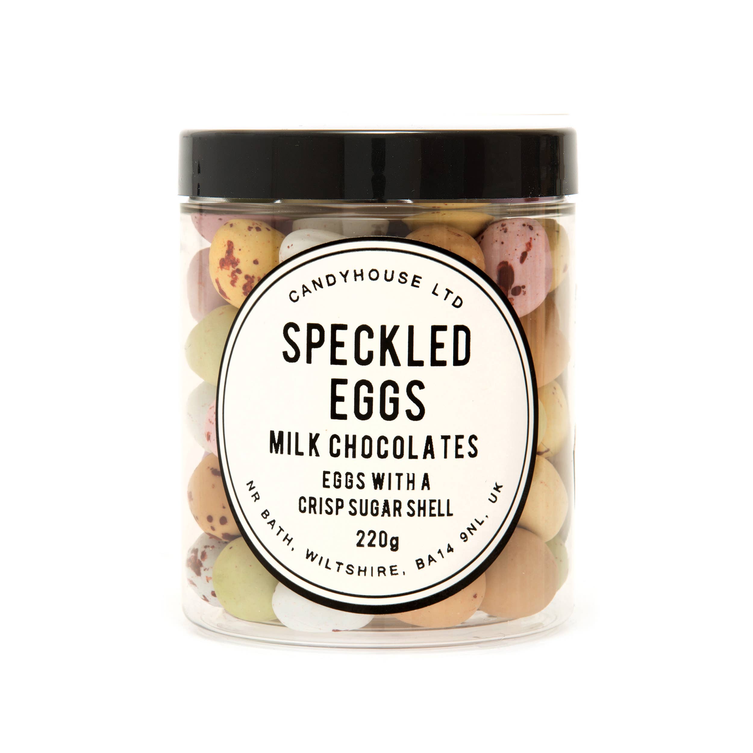 Candyhouse Ltd - Wholesale Snoepjes met chocolade - Gevlekte Eieren in Jampot1