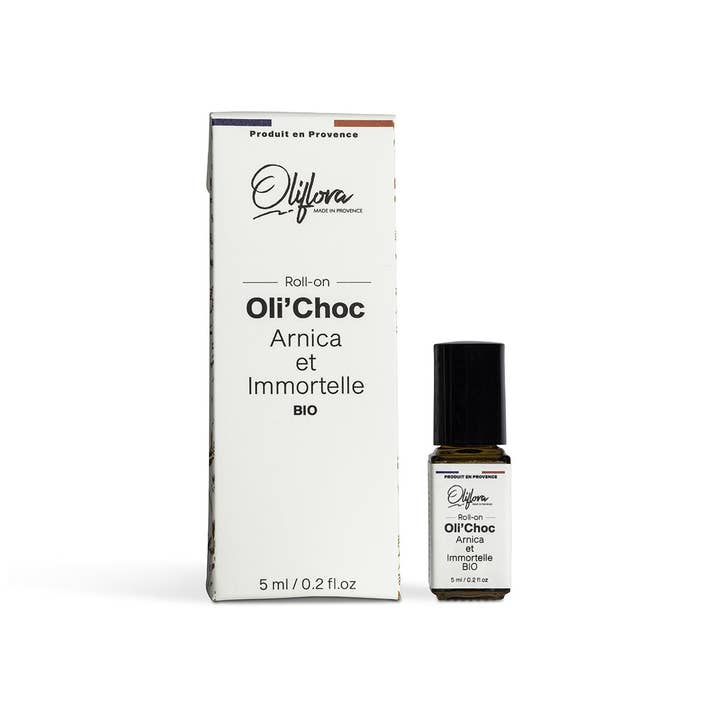 Roll-on bio Oli'Choc Arnica e Intelle - 5 ml per la vendita all'ingrosso da parte di Oliflora