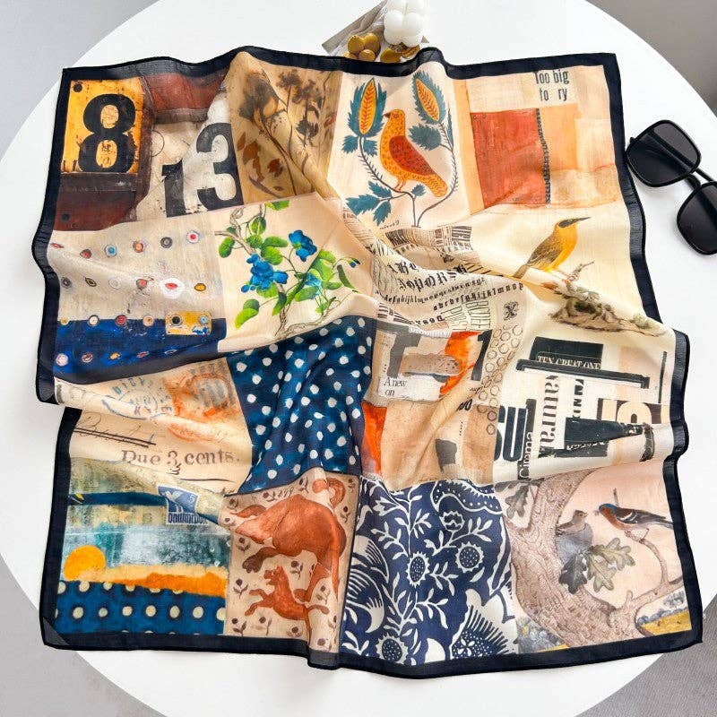 Marayn - Vendita all'ingrosso Sciarpa - Donna - Sciarpa in Misto Seta Leggera Primavera Estate Versatile36