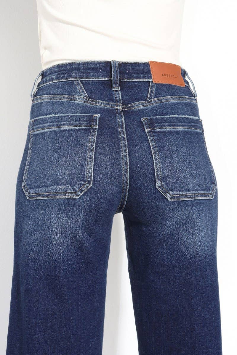 a.ell design - Wholesale Jeans - Women's - WIDE LEG POCKET JEANS8