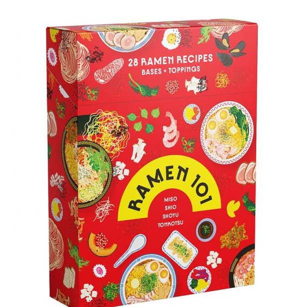 Baraja de Cartas Ramen 101: 28 Recetas de Ramen - Bases + Toppings para venta al por mayor de Microcosm Publishing & Distribution
